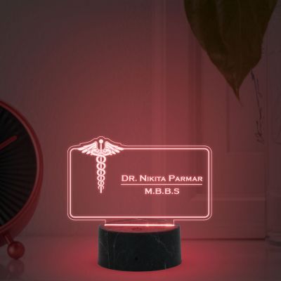 Doctor Name Plate With Customized Name